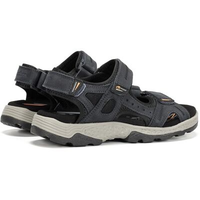 Fluchos - Sandalias de hombre fabricados en nobuck. Azul 46 Fluchos - Sandalias de hombre fabricados en nobuck. Azul 46