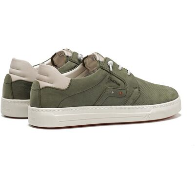 Fluchos - Zapatos de cordones de hombre fabricados en nobuck. Verde 39 Fluchos - Zapatos de cordones de hombre fabricados en nobuck. Verde 39