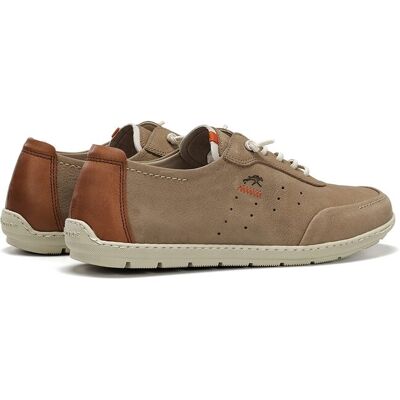 Fluchos - Zapatos de cordones de hombre fabricados en nobuck. Marrón 45 Fluchos - Zapatos de cordones de hombre fabricados en nobuck. Marrón 45