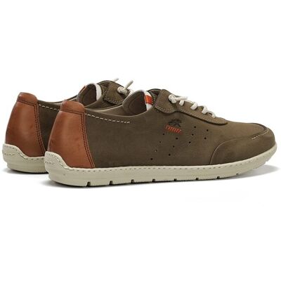 Fluchos - Zapatos de cordones de hombre fabricados en nobuck. Verde 45 Fluchos - Zapatos de cordones de hombre fabricados en nobuck. Verde 45