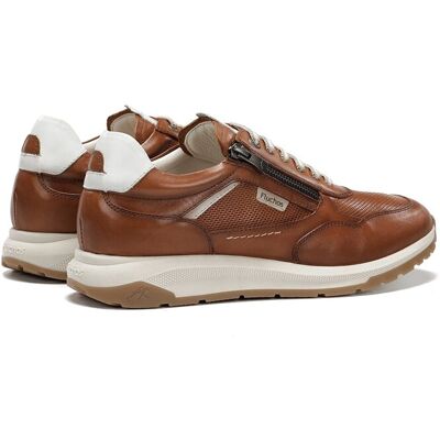 Fluchos - Zapatos de cordones de hombre fabricados en piel. Marrón 39 Fluchos - Zapatos de cordones de hombre fabricados en piel. Marrón 39
