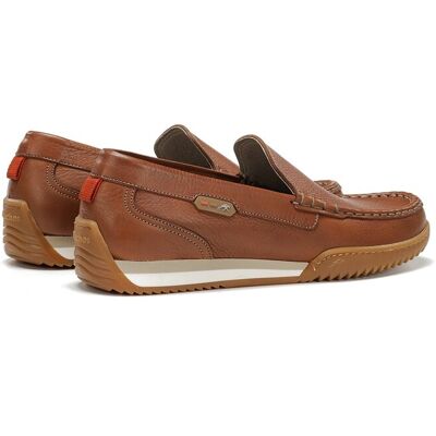 Fluchos - Mocasines de hombre fabricados en piel. Marrón 40 Fluchos - Mocasines de hombre fabricados en piel. Marrón 40