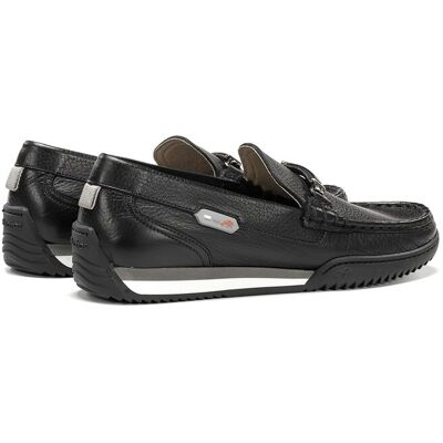 Fluchos - Mocasines de hombre fabricados en piel. Negro 42 Fluchos - Mocasines de hombre fabricados en piel. Negro 42