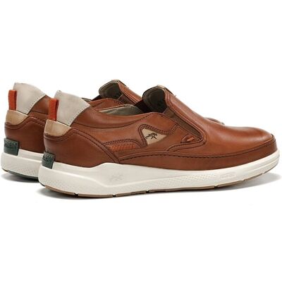 Fluchos - Mocasines de hombre fabricados en piel. Marrón 39 Fluchos - Mocasines de hombre fabricados en piel. Marrón 39