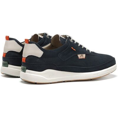 Fluchos - Zapatos de cordones de hombre fabricados en nobuck. Azul 39 Fluchos - Zapatos de cordones de hombre fabricados en nobuck. Azul 39