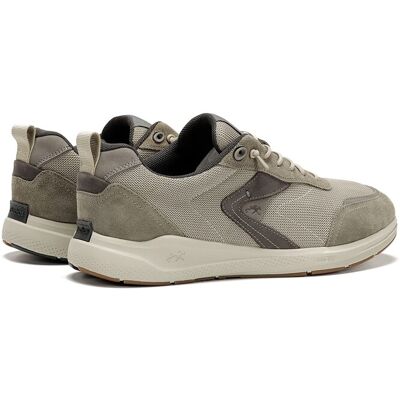 Fluchos - Zapatos de cordones de hombre fabricados en serraje. Verde 39 Fluchos - Zapatos de cordones de hombre fabricados en serraje. Verde 39