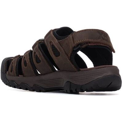 XTI - Sandalias de hombre de piel con cordones. Marrón 40 XTI - Sandalias de hombre de piel con cordones. Marrón 40