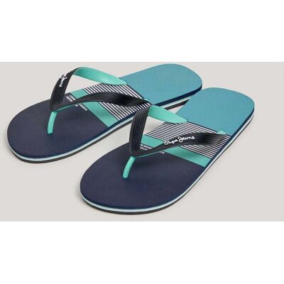 Pepe Jeans - Chanclas de hombre de playa color block. Gris 41 Pepe Jeans - Chanclas de hombre de playa color block. Gris 41
