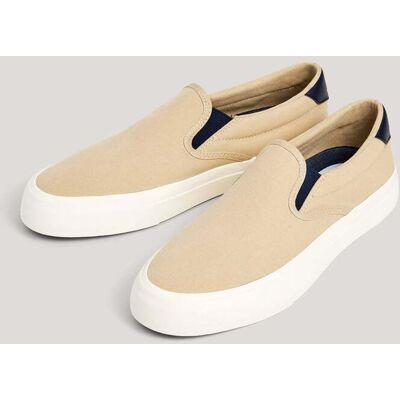 Pepe Jeans - Zapatillas de hombre clásicas de vestir de lona. Natural 44 Pepe Jeans - Zapatillas de hombre clásicas de vestir de lona. Natural 44