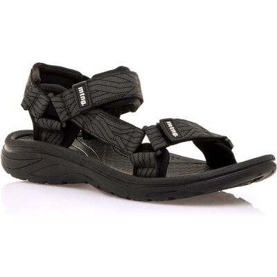 mustang - Sandalias planas de hombre estilo cangrejera. Negro mate 46 mustang - Sandalias planas de hombre estilo cangrejera. Negro mate 46