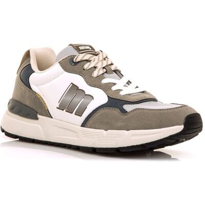 mustang - Zapatillas deportivas de hombre con piso grueso. Blanco 44 mustang - Zapatillas deportivas de hombre con piso grueso. Blanco 44