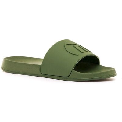mustang - Chanclas para hombre de pala ancha. Verde 45 mustang - Chanclas para hombre de pala ancha. Verde 45