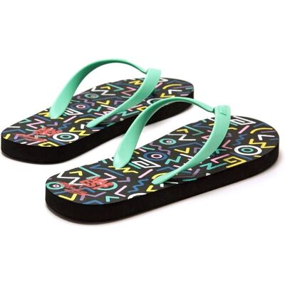 mustang - Chanclas de dedo de hombre con piso estampado. Verde 41 mustang - Chanclas de dedo de hombre con piso estampado. Verde 41