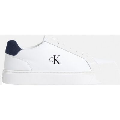 Calvin Klein - Zapatilla casual de piel. Blanco 43 Calvin Klein - Zapatilla casual de piel. Blanco 43