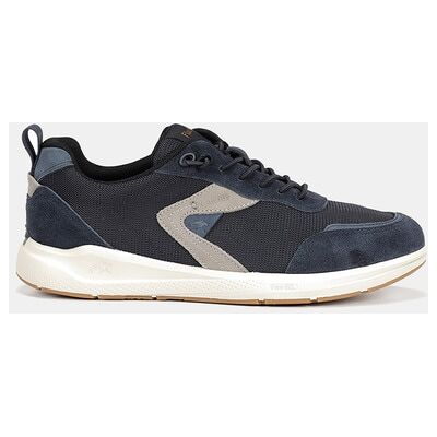 Fluchos - Sneaker de hombre en piel y tejido tecnico. Azul royal 42 Fluchos - Sneaker de hombre en piel y tejido tecnico. Azul royal 42