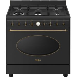 SMEG Cocina compacta gas con 6 quemadores y 1 cavidad de horno eléctrico - CO90GMAN2. SMEG Cocina compacta gas con 6 quemadores y 1 cavidad de horno eléctrico - CO90GMAN2.