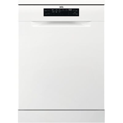 AEG Lavavajillas 14 servicios, Bandeja de cubiertos, 60 cm - FFB74917ZW. AEG Lavavajillas 14 servicios, Bandeja de cubiertos, 60 cm - FFB74917ZW.
