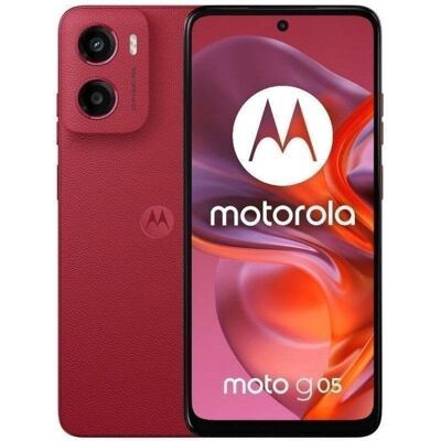 Smartphone Motorola Moto G05 4GB 256GB Pantalla 6.67" Cuero Vegano Batería 5200mAh Smartphone Motorola Moto G05 4GB 256GB Pantalla 6.67" Cuero Vegano Batería 5200mAh