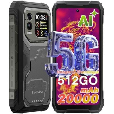 Blackview Xplore 1 Pro 48GB 512GB 6.78" FHD+ 120Hz 5G Dual SIM Batería 20000mAh Android 15 Negro Blackview Xplore 1 Pro 48GB 512GB 6.78" FHD+ 120Hz 5G Dual SIM Batería 20000mAh Android 15 Negro