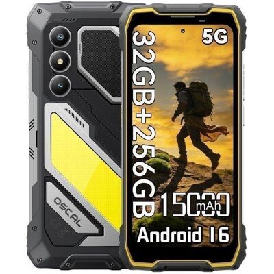 OSCAL Pilot 5 5G 8GB 256GB 6.56" Amarillo OSCAL Pilot 5 5G 8GB 256GB 6.56" Amarillo