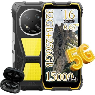Blackview Rock 2 Pro 5G 8GB 256GB 6.67" Negro Incluye auriculares Blackview Rock 2 Pro 5G 8GB 256GB 6.67" Negro Incluye auriculares