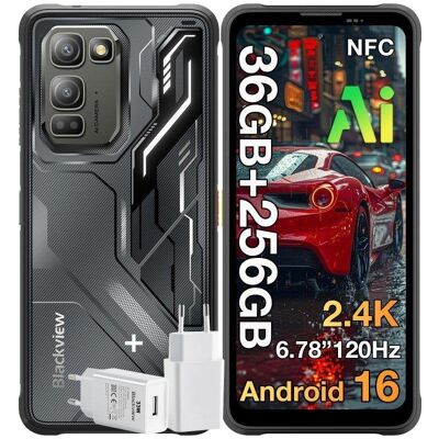 Blackview Fort 5 4G 12GB 256GB 6.78" Negro Incluye cargador Blackview Fort 5 4G 12GB 256GB 6.78" Negro Incluye cargador