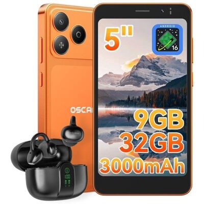 OSCAL Flat 3C Mini 4G 3GB 32GB 5" Naranja OSCAL Flat 3C Mini 4G 3GB 32GB 5" Naranja