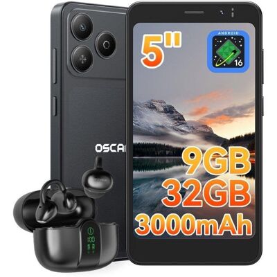 OSCAL Flat 3C Mini 4G 3GB 5" 32GB Negro batería reemplazable OSCAL Flat 3C Mini 4G 3GB 5" 32GB Negro batería reemplazable