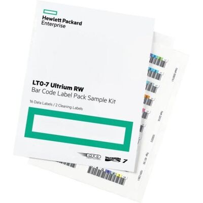 Paquete de etiquetas de código de barras HPE LTO-7 Ultrium RW Paquete de etiquetas de código de barras HPE LTO-7 Ultrium RW