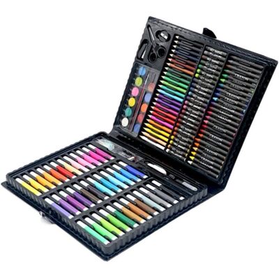 dam-electronics Set de pintura infantil 150 piezas Maletín plegable materiales seguros y lavables dam-electronics Set de pintura infantil 150 piezas Maletín plegable materiales seguros y lavables