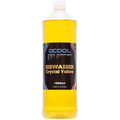 Alphacool - Eiswasser Crystal Yellow - 1000ml - Premixed - Refrigerante Alphacool - Eiswasser Crystal Yellow - 1000ml - Premixed - Refrigerante