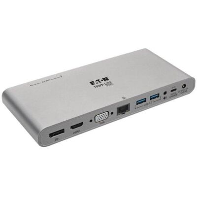 Tripp Lite U442-DOCK4-INT Dock para portátiles - Triple pantalla 4K HDMI/VGA - Gris Tripp Lite U442-DOCK4-INT Dock para portátiles - Triple pantalla 4K HDMI/VGA - Gris