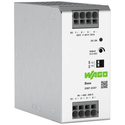 Fuente de alimentación Wago 2587-2347 480W 24V 20A IP20 para interior Fuente de alimentación Wago 2587-2347 480W 24V 20A IP20 para interior