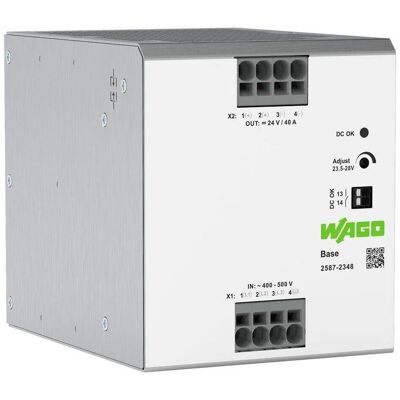 Fuente de alimentación Wago 2587-2348 960W 24V 40A IP20 para interiores Fuente de alimentación Wago 2587-2348 960W 24V 40A IP20 para interiores