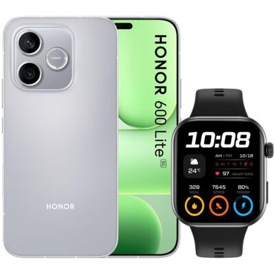 HONOR 600 Lite 5G 16GB 256GB 6.6" Velvet Grey + Smartwatch Watch 2i HONOR 600 Lite 5G 16GB 256GB 6.6" Velvet Grey + Smartwatch Watch 2i