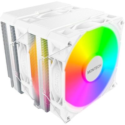 Refrigeración Aire Montech Socket AM4/AM5/LGA1700 120mm NX600 ARGB Doble Ventilador LED RGB Refrigeración Aire Montech Socket AM4/AM5/LGA1700 120mm NX600 ARGB Doble Ventilador LED RGB
