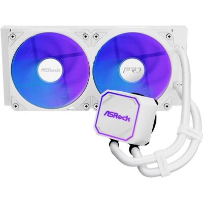 Refrigeración Líquida AsRock Pro White 240 ARGB 240mm 2 Ventiladores ARGB Refrigeración Líquida AsRock Pro White 240 ARGB 240mm 2 Ventiladores ARGB