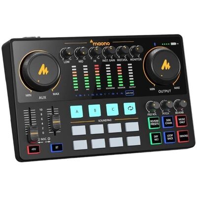 Tarjeta de Sonido Maono AME2 Negro Bluetooth 4.2 USB-C Tarjeta de Sonido Maono AME2 Negro Bluetooth 4.2 USB-C