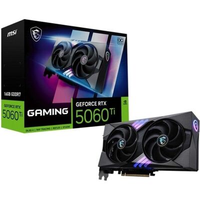 MSI GeForce RTX 5060 Ti GAMING OC 16GB GDDR7 Reflex 2 RTX AI DLSS4 MSI GeForce RTX 5060 Ti GAMING OC 16GB GDDR7 Reflex 2 RTX AI DLSS4