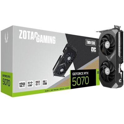 Zotac GAMING GeForce RTX 5070 Twin Edge OC 12 GB GDDR7 Reflex 2 RTX AI DLSS4 Zotac GAMING GeForce RTX 5070 Twin Edge OC 12 GB GDDR7 Reflex 2 RTX AI DLSS4