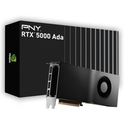 Tarjeta Gráfica PNY RTX 5000 Ada Generation 32GB GDDR6 ECC 4x DisplayPort IA/Renderizado Tarjeta Gráfica PNY RTX 5000 Ada Generation 32GB GDDR6 ECC 4x DisplayPort IA/Renderizado