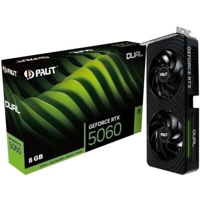 Palit GeForce RTX 5060 Dual 8GB GDDR7 Reflex 2 RTX AI DLSS4 Palit GeForce RTX 5060 Dual 8GB GDDR7 Reflex 2 RTX AI DLSS4