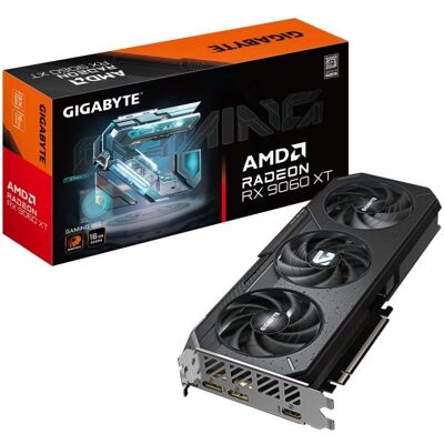 Tarjeta Gráfica GIGABYTE Radeon RX 9060 XT GAMING 16G 16GB GDDR6 PCI-E 5.0 3230MHz Tarjeta Gráfica GIGABYTE Radeon RX 9060 XT GAMING 16G 16GB GDDR6 PCI-E 5.0 3230MHz
