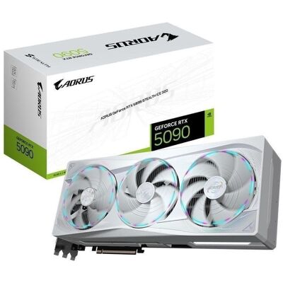 Tarjeta Gráfica Gigabyte GeForce RTX 5090 STEALTH ICE 32GB GDDR7 Reflex 2 RTX AI DLSS4 Tarjeta Gráfica Gigabyte GeForce RTX 5090 STEALTH ICE 32GB GDDR7 Reflex 2 RTX AI DLSS4