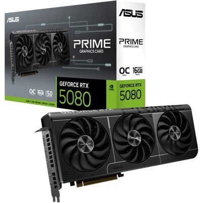 Tarjeta Gráfica Asus GeForce RTX 5080 OC 16GB GDDR7 Reflex 2 RTX AI DLSS4 Tarjeta Gráfica Asus GeForce RTX 5080 OC 16GB GDDR7 Reflex 2 RTX AI DLSS4
