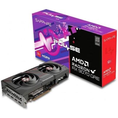 Tarjeta Gráfica Sapphire Radeon RX 9070 GRE OC 12GB GDDR6 Dual-X RDNA 4 Tarjeta Gráfica Sapphire Radeon RX 9070 GRE OC 12GB GDDR6 Dual-X RDNA 4