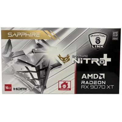 Tarjeta Gráfica Sapphire Radeon RX 9070 XT Nitro+ Gaming OC 16GB GDDR6 RDNA 4 Tarjeta Gráfica Sapphire Radeon RX 9070 XT Nitro+ Gaming OC 16GB GDDR6 RDNA 4