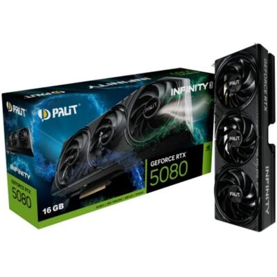 Tarjeta Gráfica Palit GeForce RTX 5080 INFINITY 3 16GB GDDR7 Reflex 2 RTX AI DLSS4.5 Tarjeta Gráfica Palit GeForce RTX 5080 INFINITY 3 16GB GDDR7 Reflex 2 RTX AI DLSS4.5