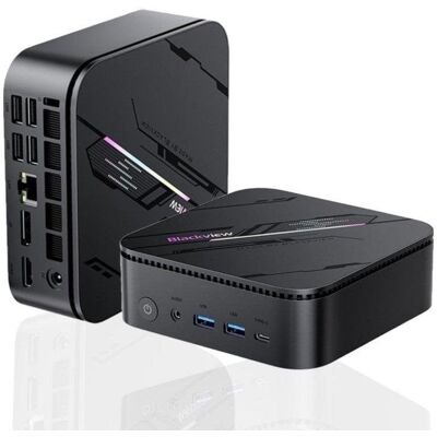 Blackview MP100 Pro Mini PC Intel Core i3-1215U 16GB 512GB SSD Wi-Fi 6 Windows 11 Pro Blackview MP100 Pro Mini PC Intel Core i3-1215U 16GB 512GB SSD Wi-Fi 6 Windows 11 Pro