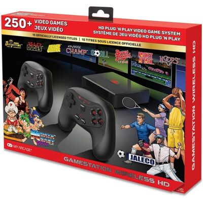 my-arcade My Arcade Gamestation Wireless 308 Games Consola Retro + 2 Mandos my-arcade My Arcade Gamestation Wireless 308 Games Consola Retro + 2 Mandos